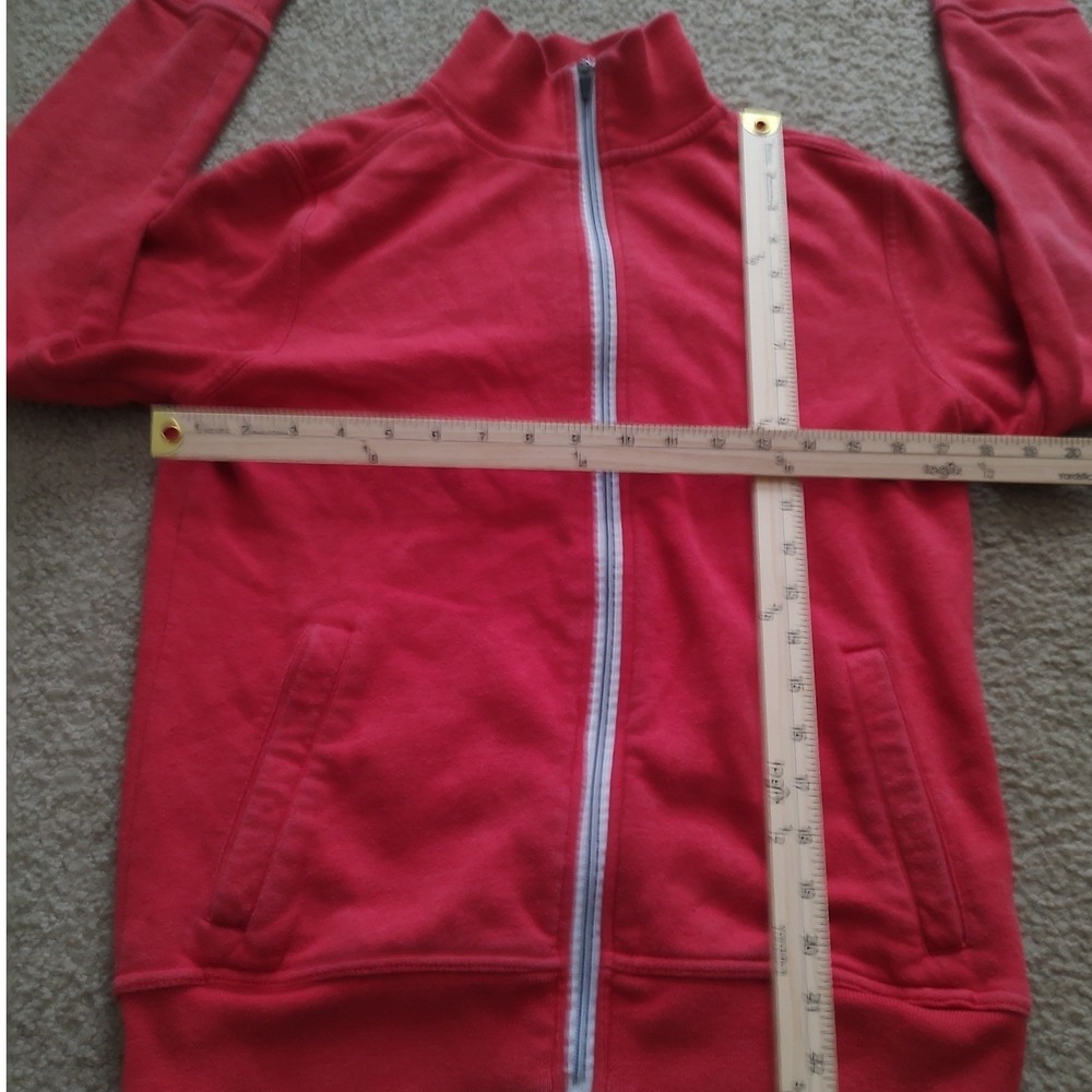 Aeropostale Red Zip Up Hoodie Sweatshirt Jacket‎ Womens XS TP